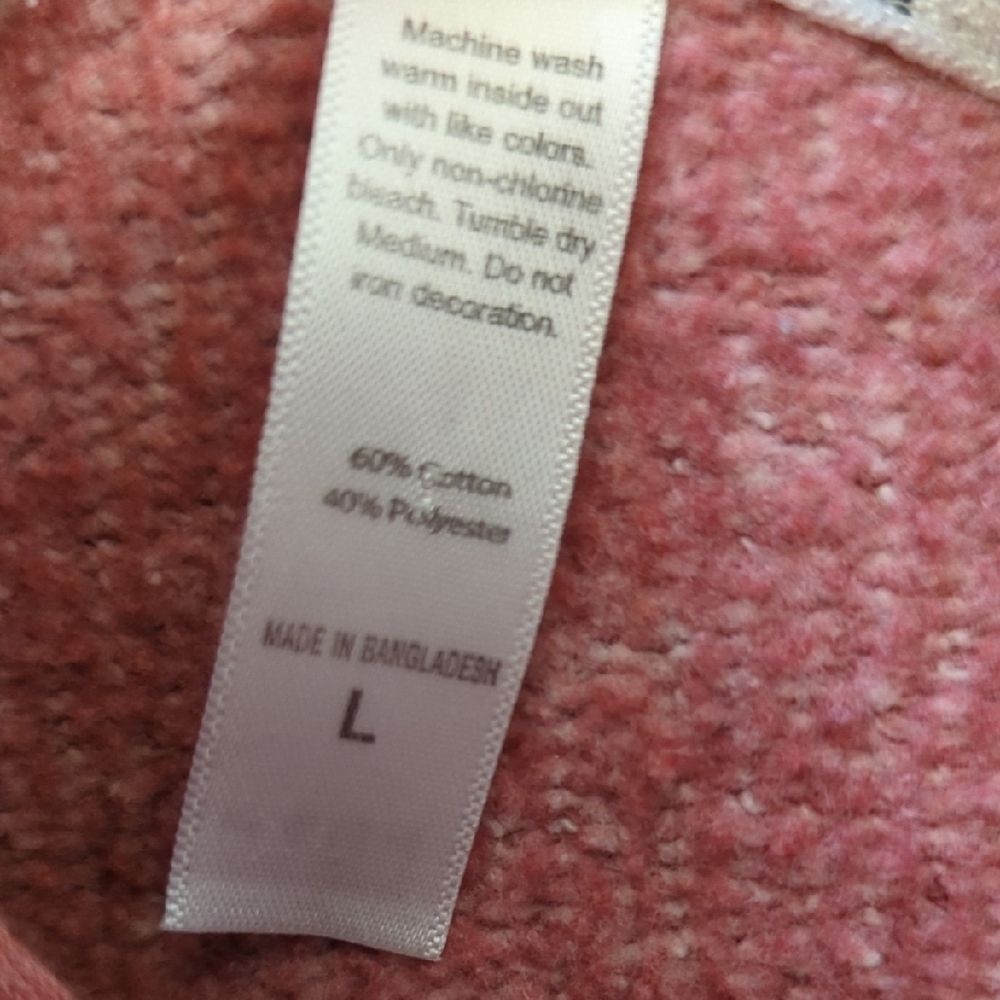 Pink, Grey and White Colorblock Hoodie San Francisco... Amazing Hoodie... - Picture 11 of 14